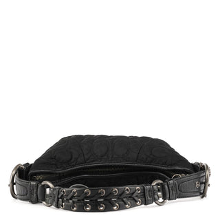 Coach Black Quilted Nylon Shoulder Bag