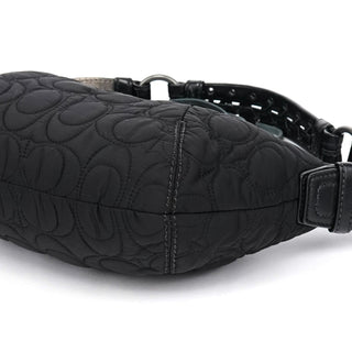 Coach Black Quilted Nylon Shoulder Bag