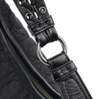 Coach Black Quilted Nylon Shoulder Bag