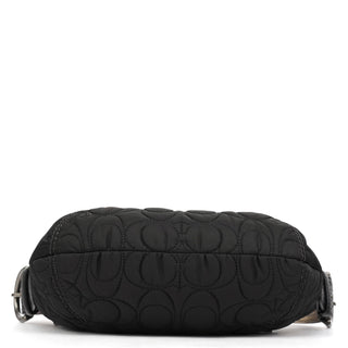 Coach Black Quilted Nylon Shoulder Bag