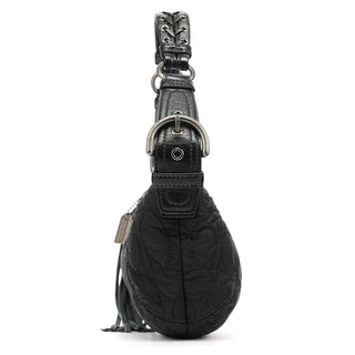 Coach Black Quilted Nylon Shoulder Bag