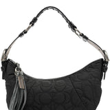 Coach Black Quilted Nylon Shoulder Bag