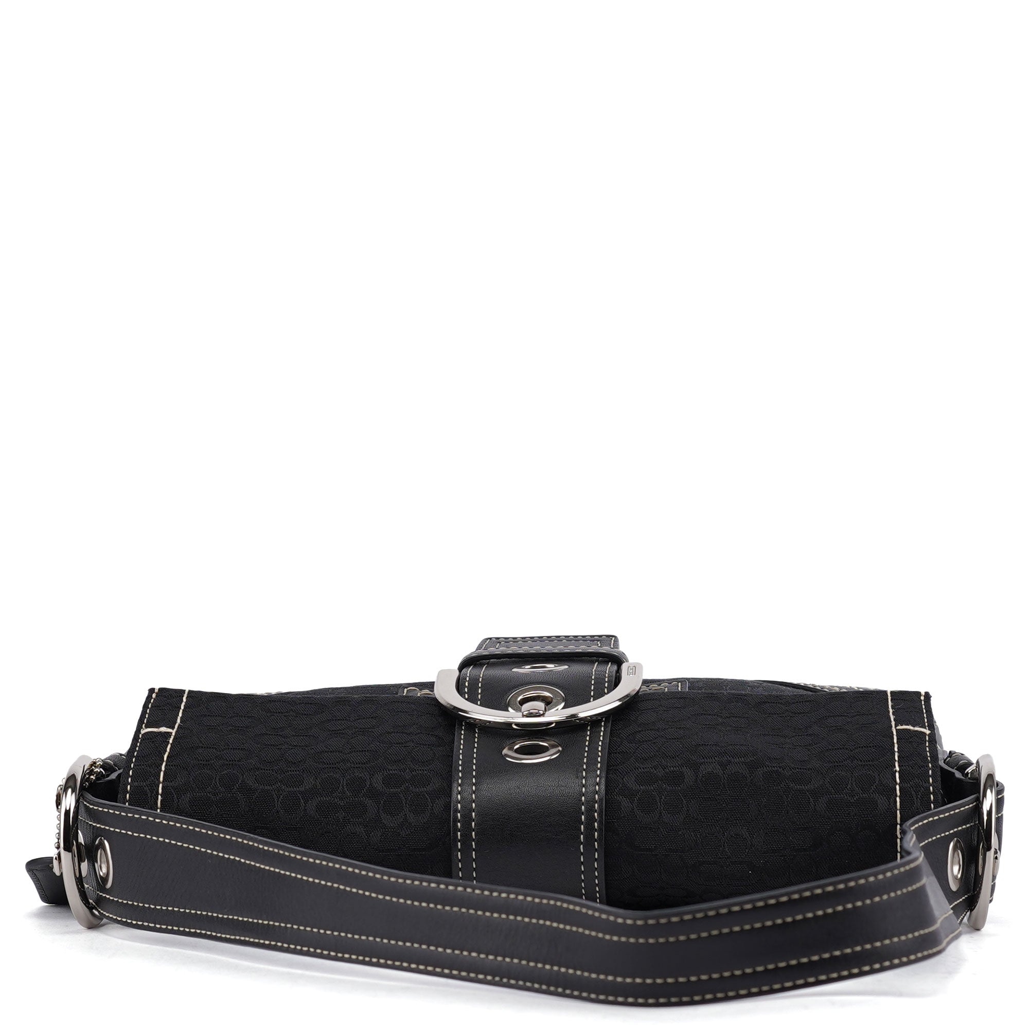 Coach Black Signature C Soho Shoulder Bag