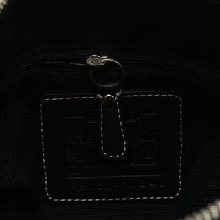 Coach Black Signature Canvas Shoulder Bag