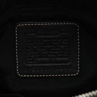 Coach Black Signature Canvas Shoulder Bag