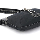 Coach Black Signature Canvas Shoulder Bag