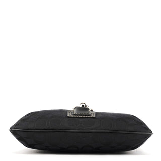 Coach Black Signature Canvas Shoulder Bag