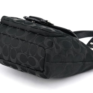 Coach Black Signature Canvas Soho Tote Bag