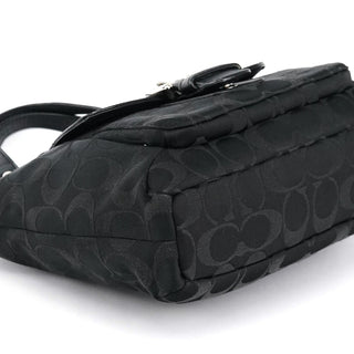 Coach Black Signature Canvas Soho Tote Bag