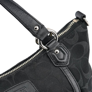 Coach Black Signature Canvas Soho Tote Bag