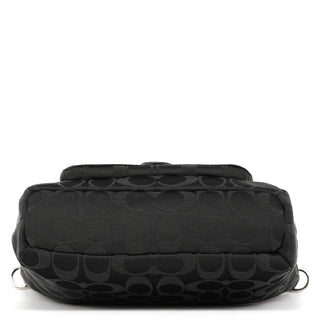Coach Black Signature Canvas Soho Tote Bag