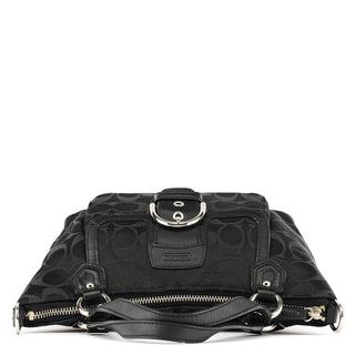 Coach Black Signature Canvas Soho Tote Bag