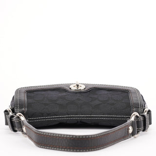 Coach Black Turnlock Shoulder Bag