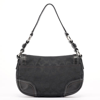 Coach Black Turnlock Shoulder Bag