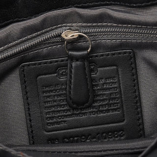 Coach Black Turnlock Shoulder Bag