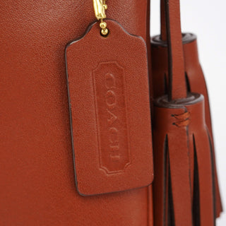 Coach Brown Leather 2-Way Shoulder Bag