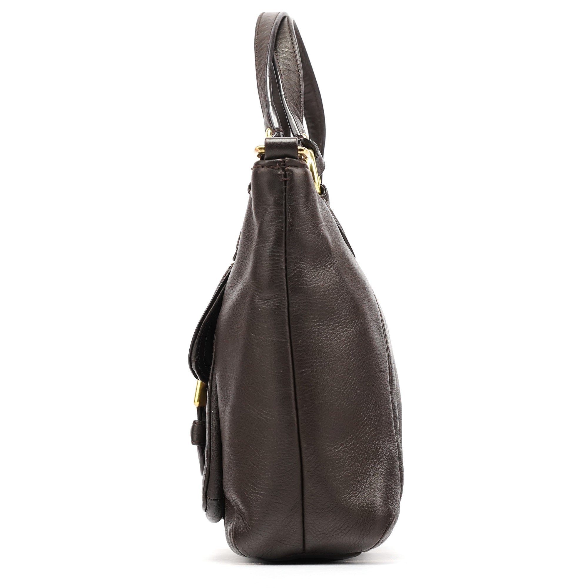 Coach Sac deux portés Soho en cuir marron