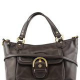 Coach Sac deux portés Soho en cuir marron
