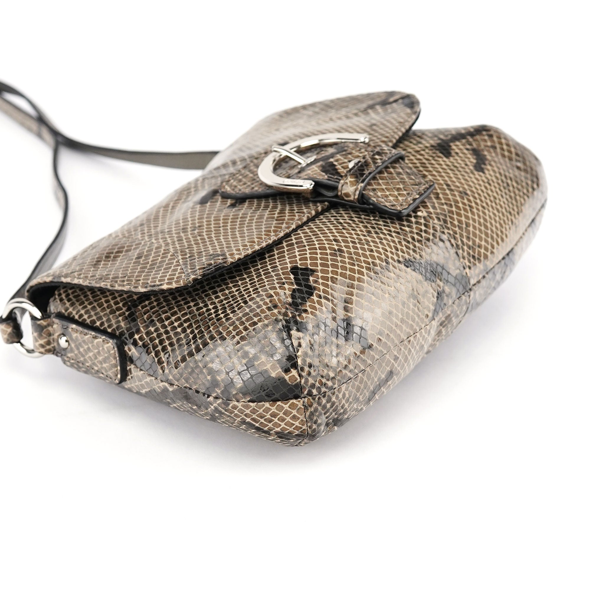 Coach Brown Snake Embossed Soho Crossbody Bag