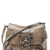 Coach Brown Snake Embossed Soho Crossbody Bag