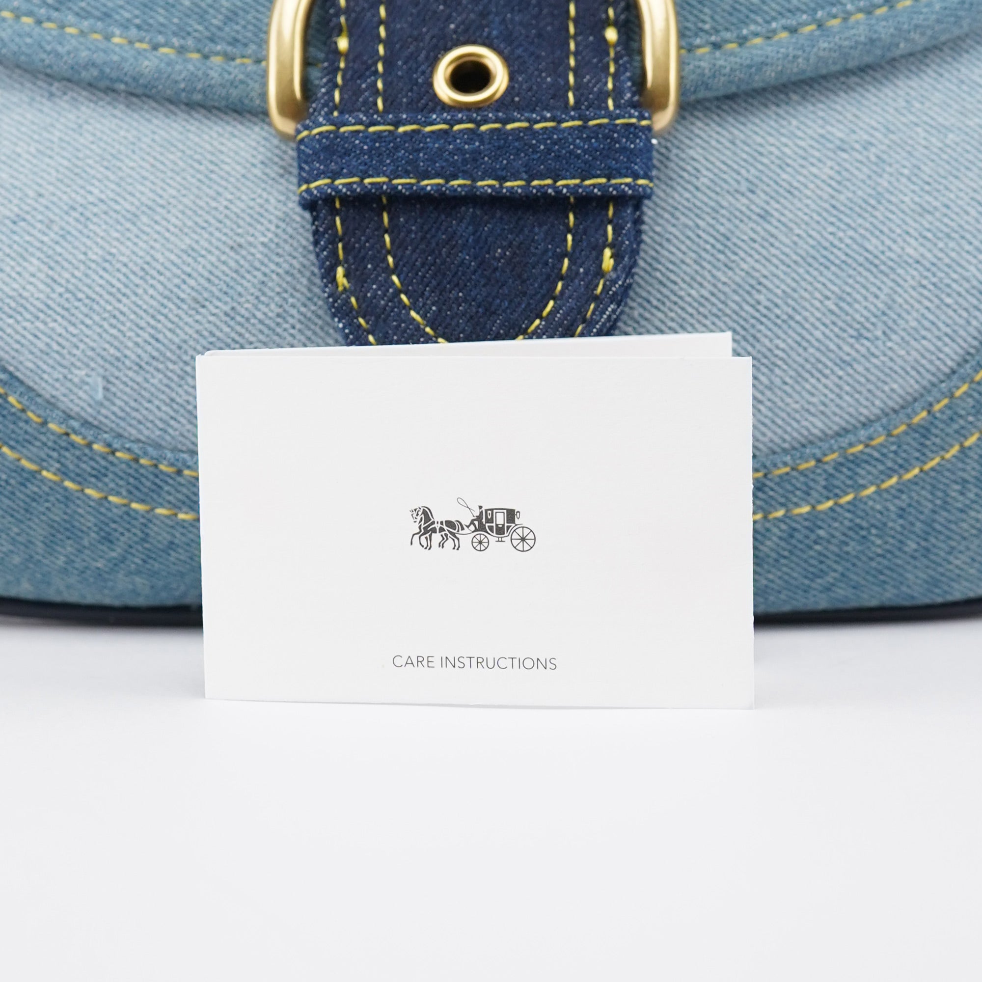 Coach CR737 Denim Soho Shoulder. Bag