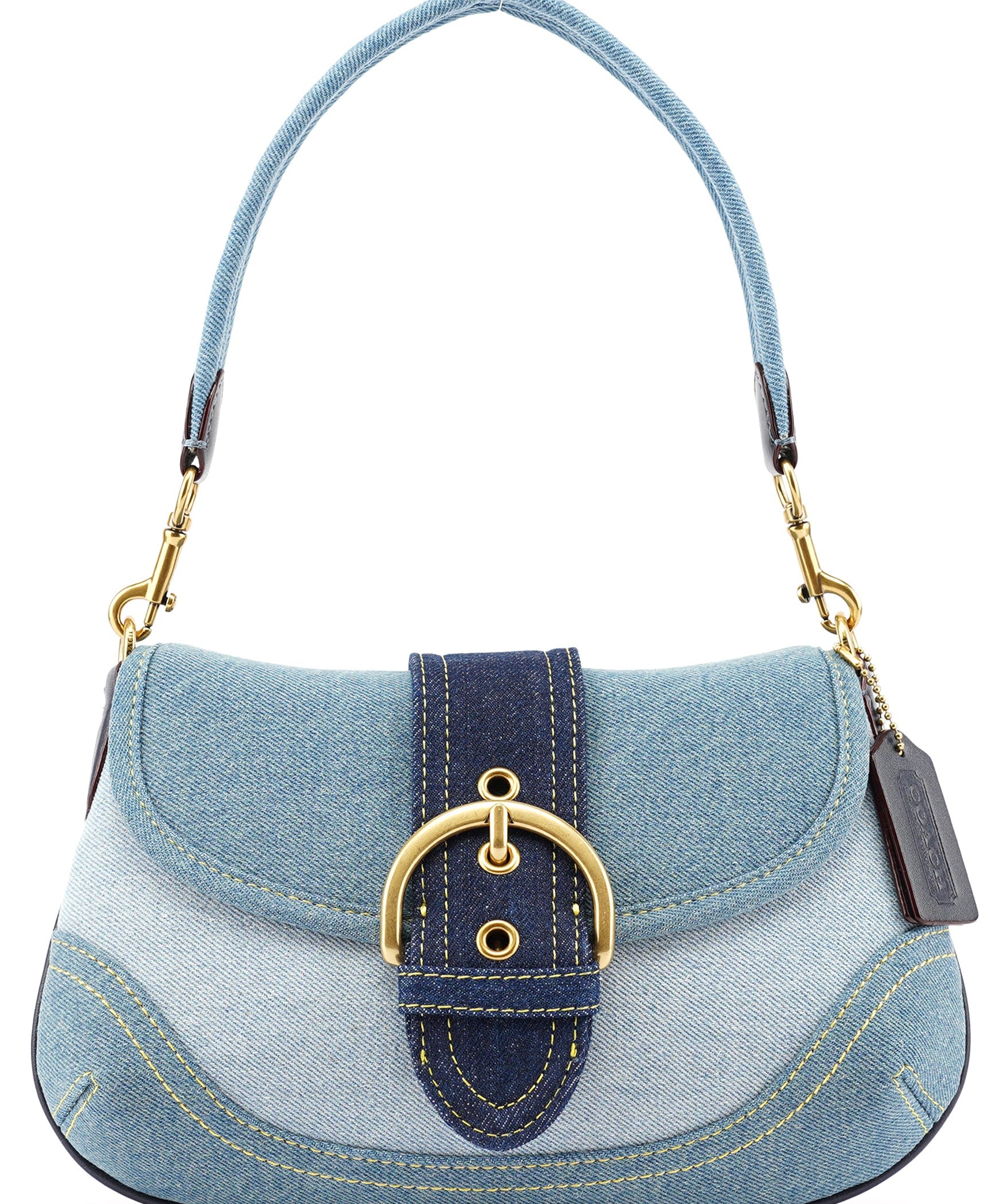 Coach CR737 Denim Soho Shoulder. Bag