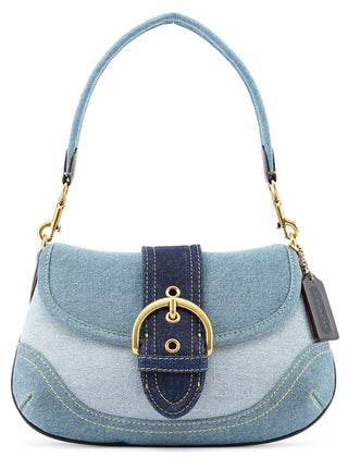 Coach CR737 Denim Soho Shoulder. Bag