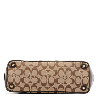 Coach F06366 Beige Brown Signature Soho Tote Bag