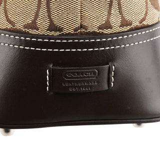Coach F06366 Beige Brown Signature Soho Tote Bag