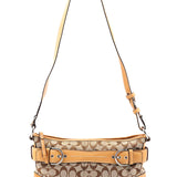 Coach F07077 Beige Signature Soho 2-Way Bag