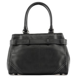 Coach F08A70 Black Leather Hampton Tote Bag
