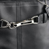 Coach F08A70 Black Leather Hampton Tote Bag