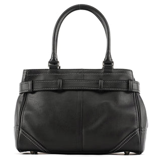 Coach F08A70 Black Leather Hamptons Tote Bag