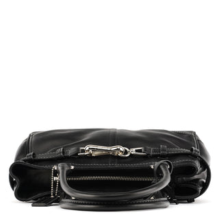 Coach F08A70 Black Leather Hamptons Tote Bag
