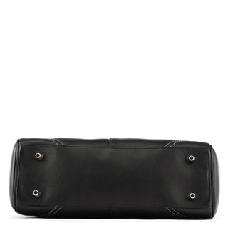Coach F08A70 Black Leather Hamptons Tote Bag