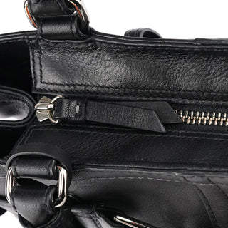 Coach F08A70 Black Leather Hamptons Tote Bag