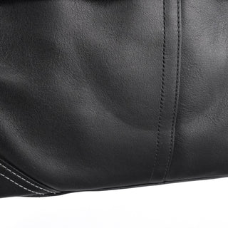 Coach F08A70 Black Leather Hamptons Tote Bag