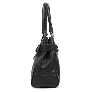 Coach F08A70 Black Leather Hamptons Tote Bag