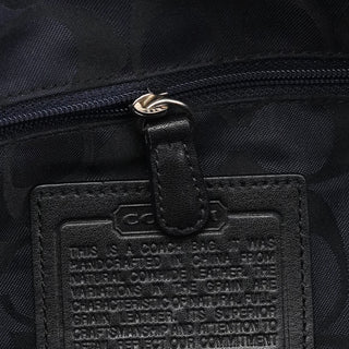 Coach F08A70 Black Leather Hamptons Tote Bag