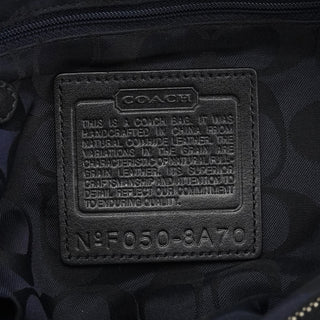 Coach F08A70 Black Leather Hamptons Tote Bag