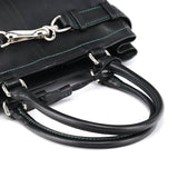 Coach F08A70 Black Leather Hamptons Tote Bag