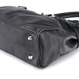 Coach F08A70 Black Leather Hamptons Tote Bag