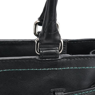 Coach F08A70 Black Leather Hamptons Tote Bag