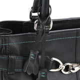 Coach F08A70 Black Leather Hamptons Tote Bag