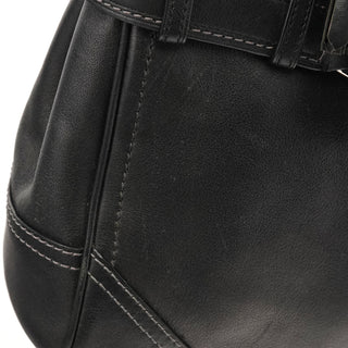 Coach F08A70 Black Leather Hamptons Tote Bag