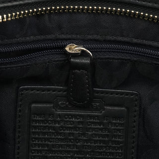 Coach F08A70 Black Leather Hamptons Tote Bag
