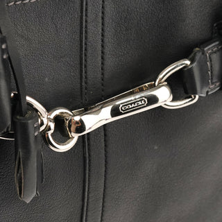 Coach F08A70 Black Leather Hamptons Tote Bag