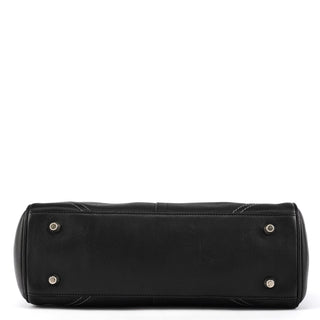 Coach F08A70 Black Leather Hamptons Tote Bag