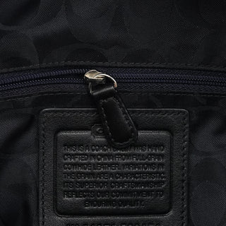 Coach F08A71 Black Leather Hamptons Tote Bag
