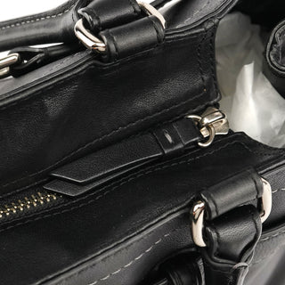 Coach F08A71 Black Leather Hamptons Tote Bag